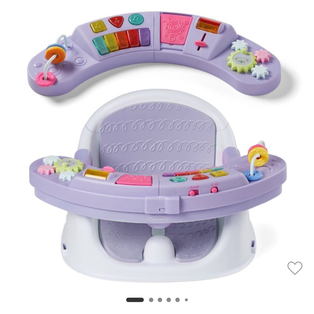 Music and light 3-1 Discovery and seat booster- lavender